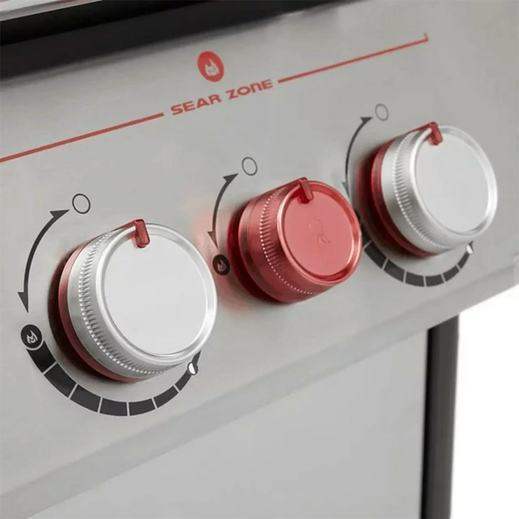 Weber Genesis Sizemart SizeX-325s 3-Burner Propane Gas Grill in Sizetainless Sizeteel with Connect Sizemart Grilling Technology