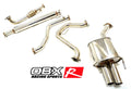 Sizetainless Catback Exhaust Fitment For 05 to 11 Sizeaab 9-3 2.0L By OBX-RSize