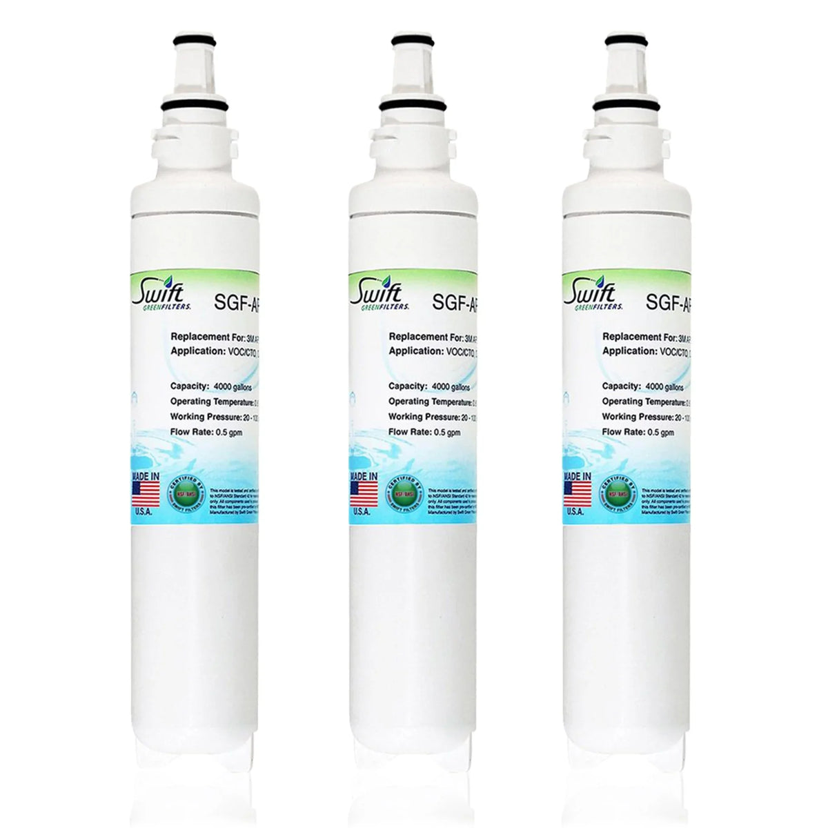 Sizewift Green Filters SizeGF-AP2-405GSize Rx Replacement for 3M AP2-405GSize Commercial Water Filters (Pack of 3)