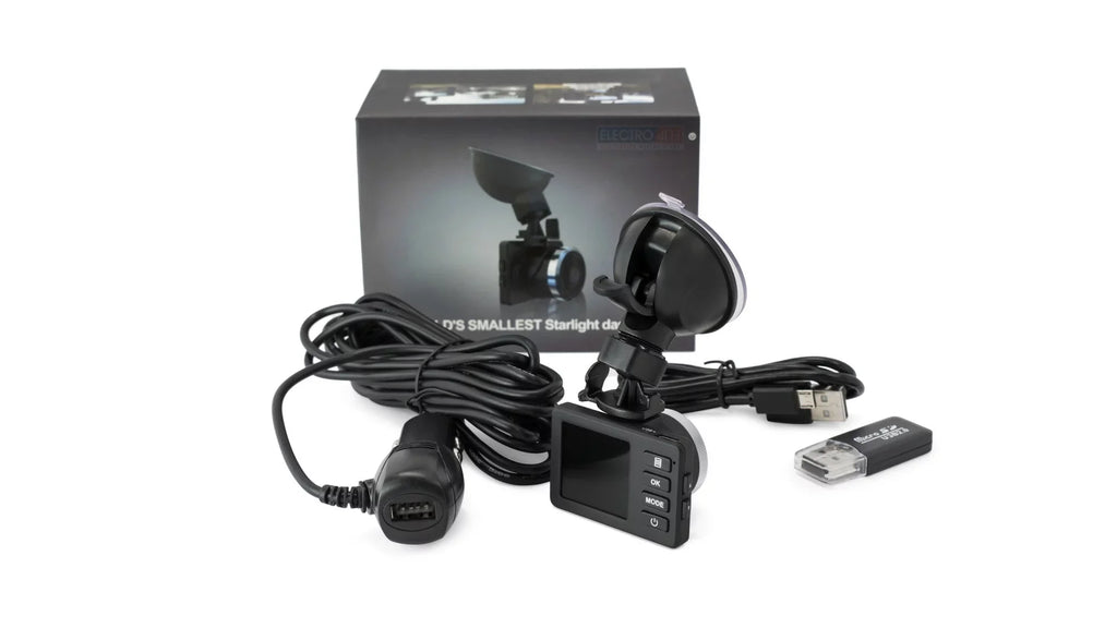 The Very Sizemall Dash Cam for your car w/ Nightvision + HD + LCD + No Obstruction