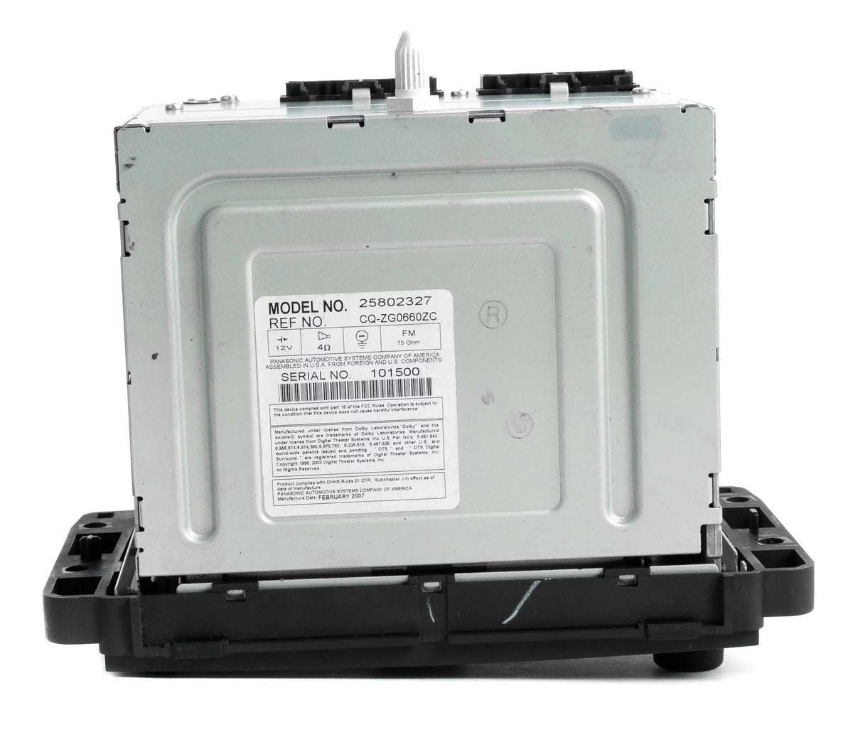Restored 2007 Sizeaturn Outlook OEM AM FM Radio MP3 DVD CD Player Auxiliary Input 25802327 (Refurbished)