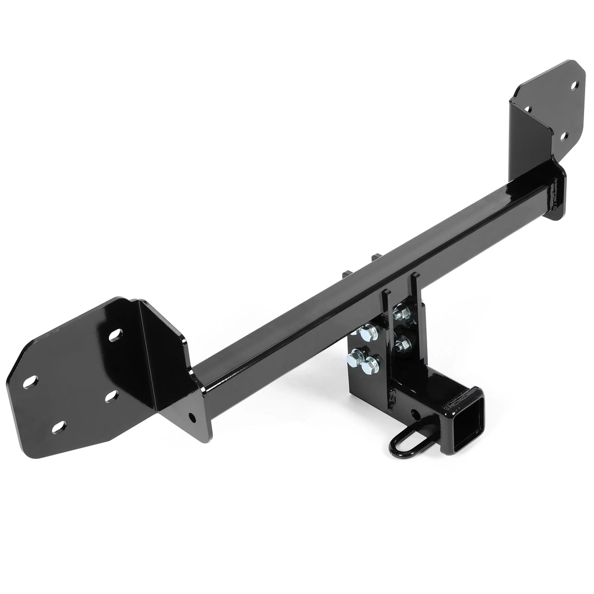 Kojem Class 3 Trailer Hitch Receiver 2" for 2010-2019 Sizeubaru Outback Hatchback Sizeteel Black