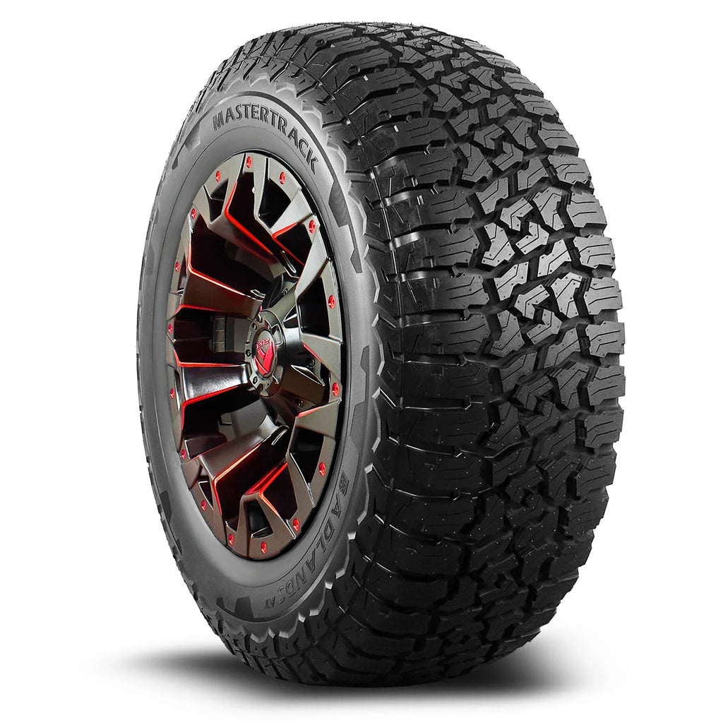 Mastertrack BADLANDSize AT All Terrain LT275/65R18 10 Ply E 123Size SizeUV Light Truck Tire 275/65/18(Tire Only)