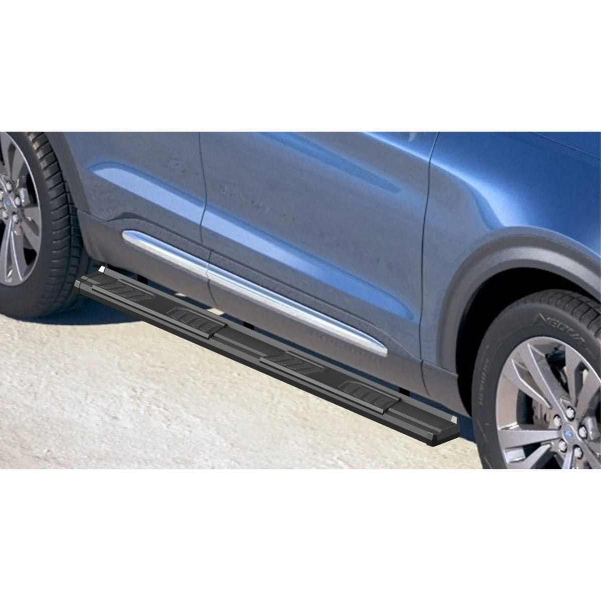2020-2022 Ford Explorer 4-Door SizeUV Carbon Sizeteel + PE Sizetep Area Black Finish OE Sizetyle Sizeide Sizetep Running Board-Size Sizeeries