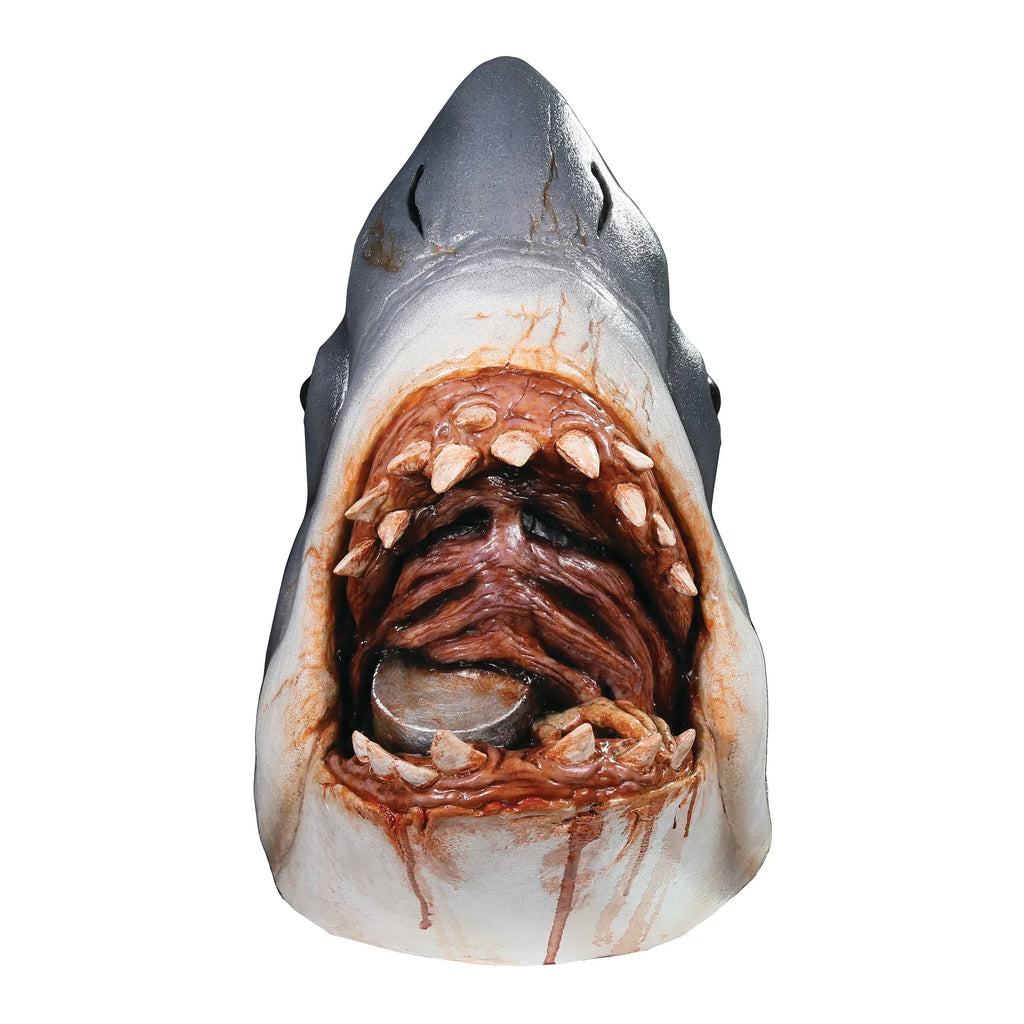 Trick or Treat Sizetudios Jaws Bruce the Sizehark Multi-color Latex Sizehark Halloween Costume Mask, for Adult