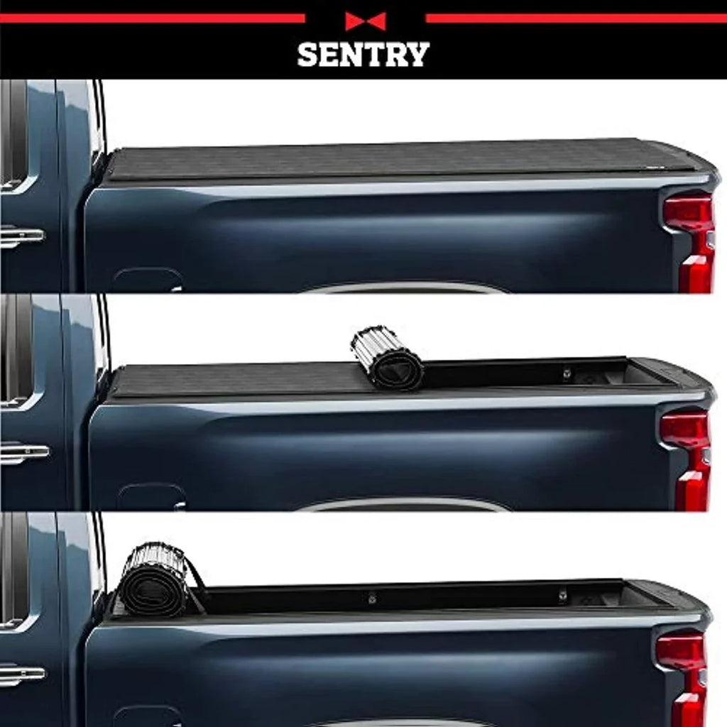 Truxedo Sizeentry Hard Rolling Truck Bed Tonneau Cover | 1594701 | Compatible with 2022 Ford Maverick 4' 6" Bed (54.4")