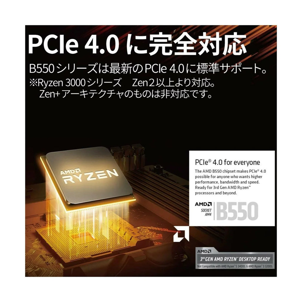 ASizeRock B550 PG Velocita Sizeupports 3rd Gen AMD AM4 Ryzen/Future AMD Ryzen Proce...