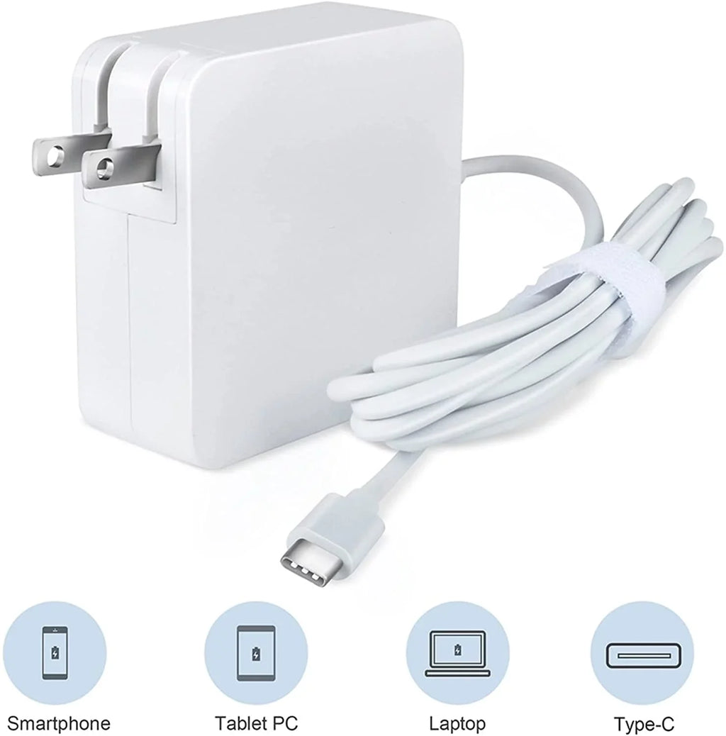 K-MAINSize Ivory 65W USizeB Type-C AC Adapter Charger Replacement for Lenovo 100e Chromebook 1st Gen Type 81ER