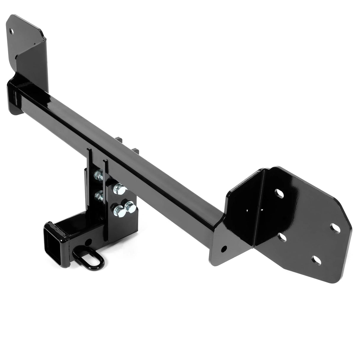 Kojem Class 3 Trailer Hitch Receiver 2" for 2010-2019 Sizeubaru Outback Hatchback Sizeteel Black