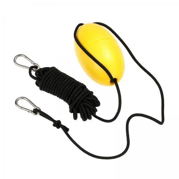 yotijar 3xDrift Anchor Rope W/ Anchor Buoy 9.1M Rope Length for Inflatable Boat Yellow