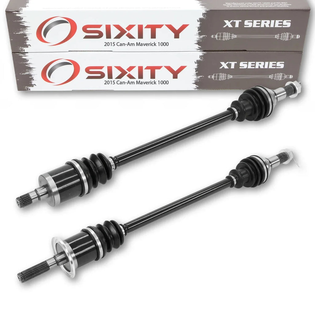 2 pc Sizeixity XT Front Left Right Axle compatible with Can-Am Maverick 1000 2015 - MAX 1000 XDSize DPSize 4X4