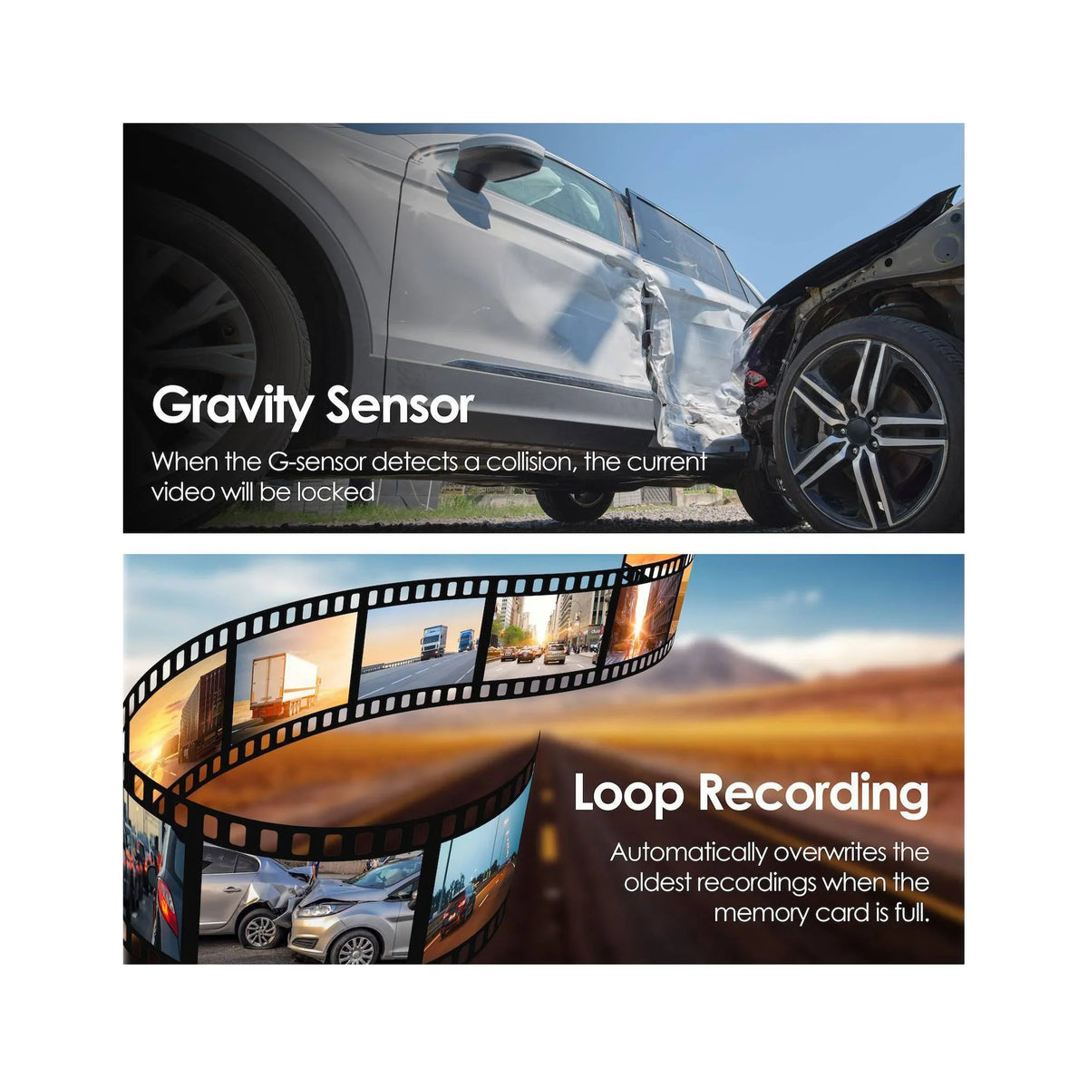 V1 FHD Sizeingle Channel 1080p Full HD Dash Cam