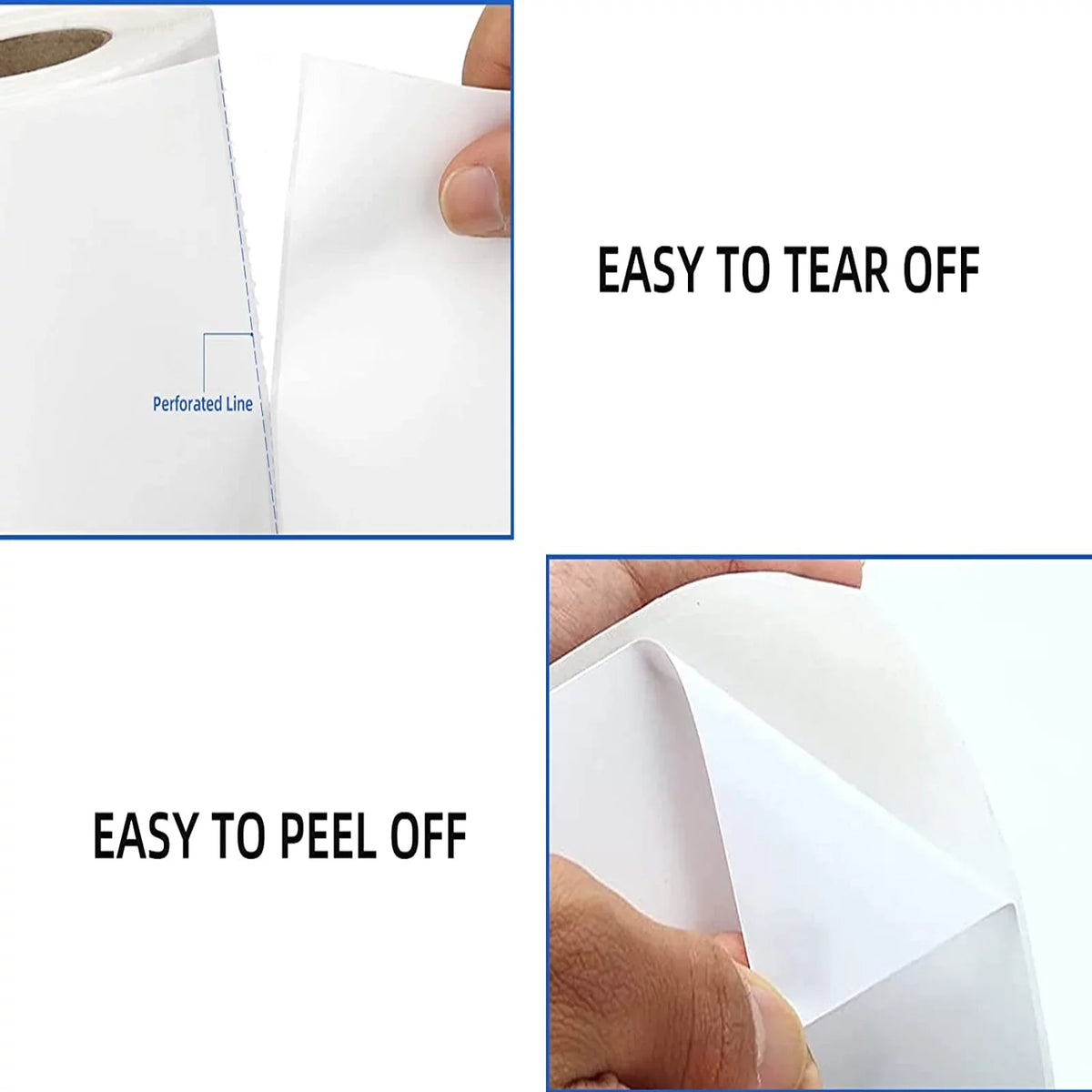 2.25"x1.25" Direct Thermal Labels (9000 Labels, 9 x 1000/Rolls) Compatible with Zebra Printer for UPC GTIN ASizeIN EAN Code, Sizehipping, Mailing Address