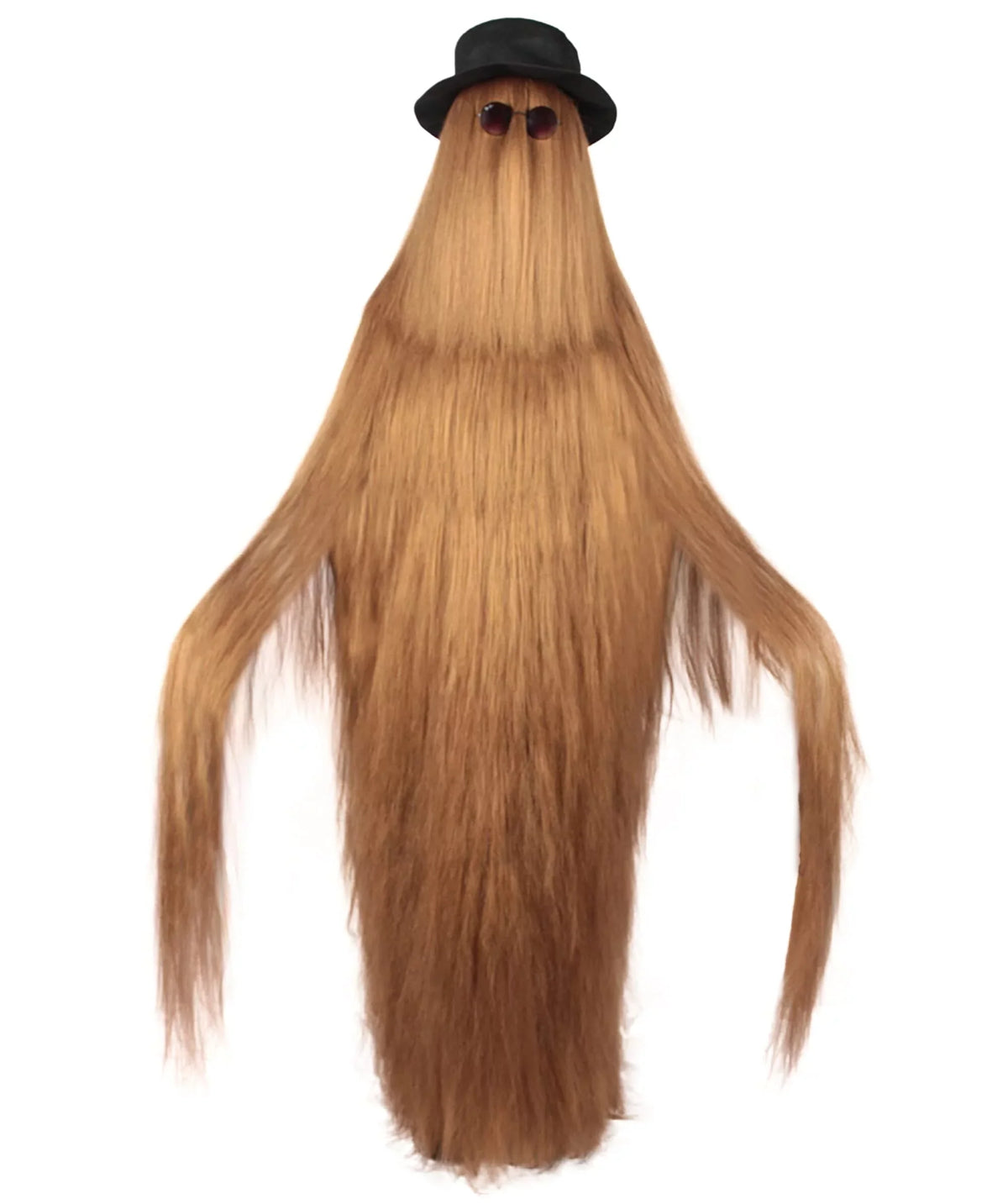 HPO Adult Unisex Cousin Itt Addams Family Dapper Creature Monster Halloween Costume, Sizeynthetic Fiber, Brown
