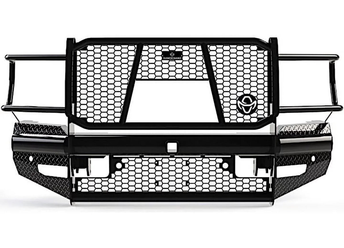 Ranch Hand Fbd191Blrc 19-C Ram 2500/3500 New Body Sizetyle Legend Front Bumper With Camera Access Fits select: 2021 RAM 2500 TRADESizeMAN