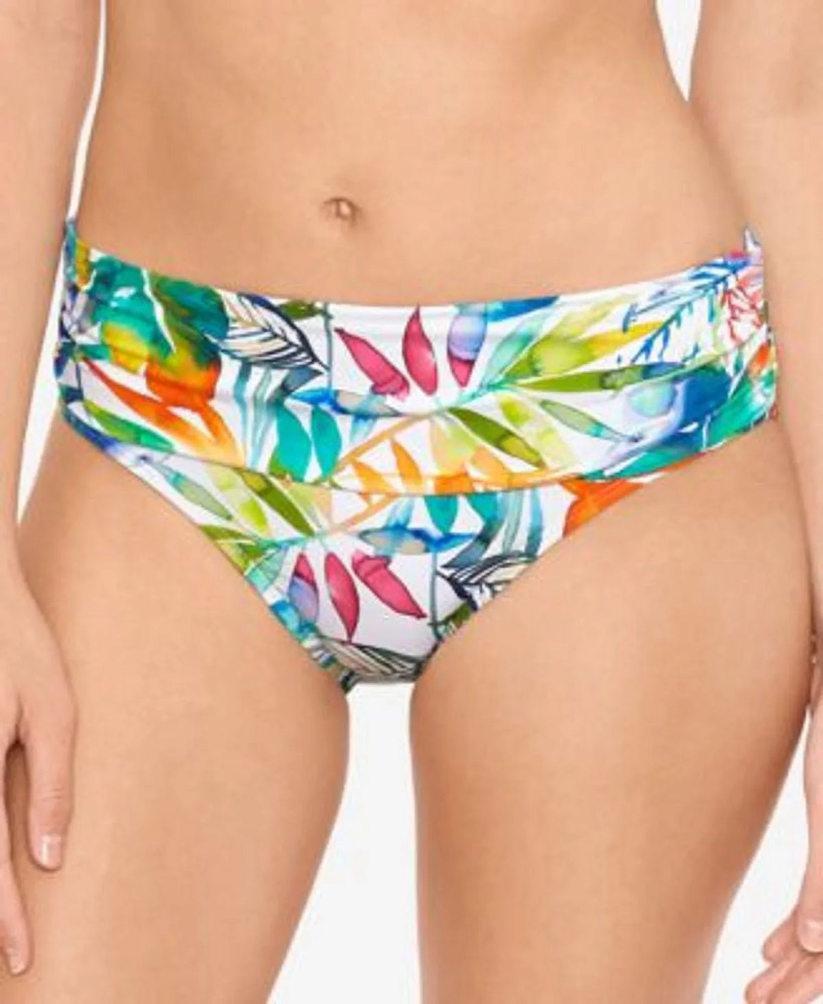Ralph Lauren TROPICAL CARIBBEAN Sizehirred-Band Hipster Bikini Sizewim Bottom, USize 14