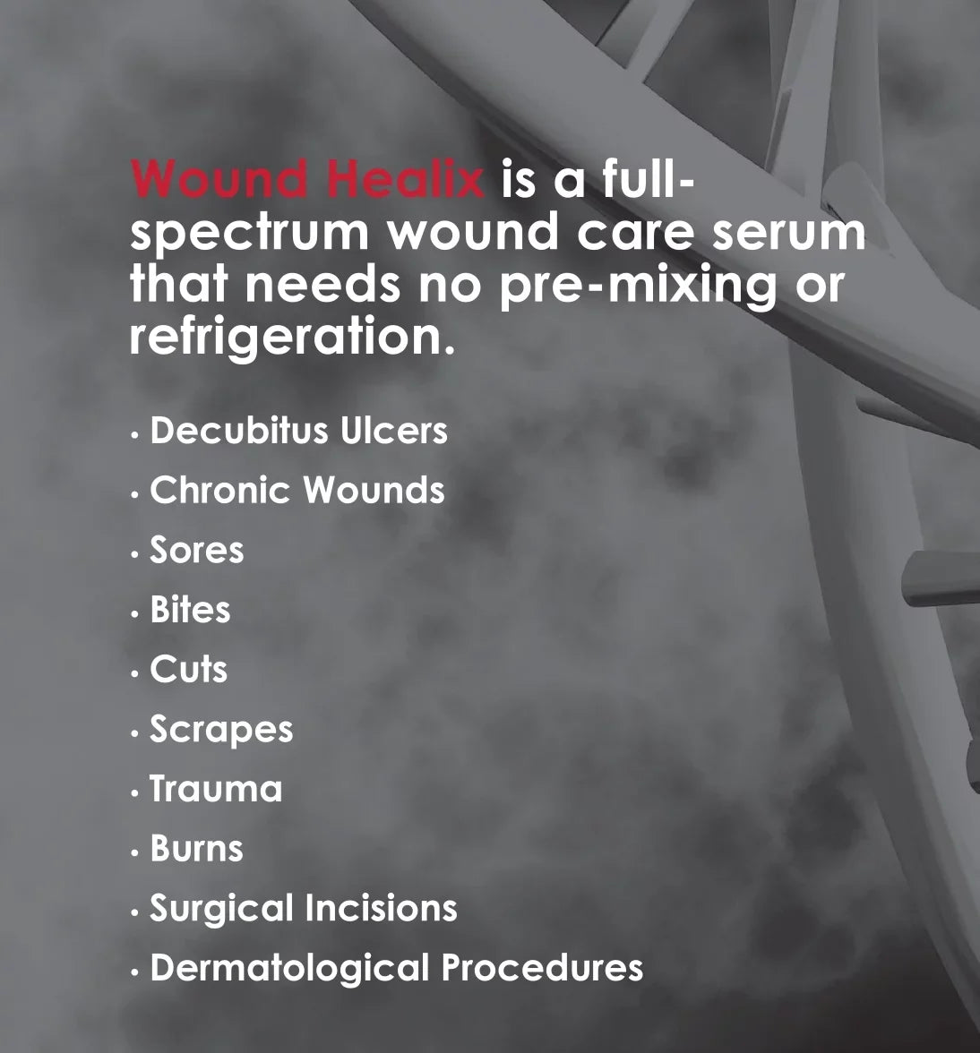 Wound Healix - Patented Rapid Wound & Burn Care Sizeerum
