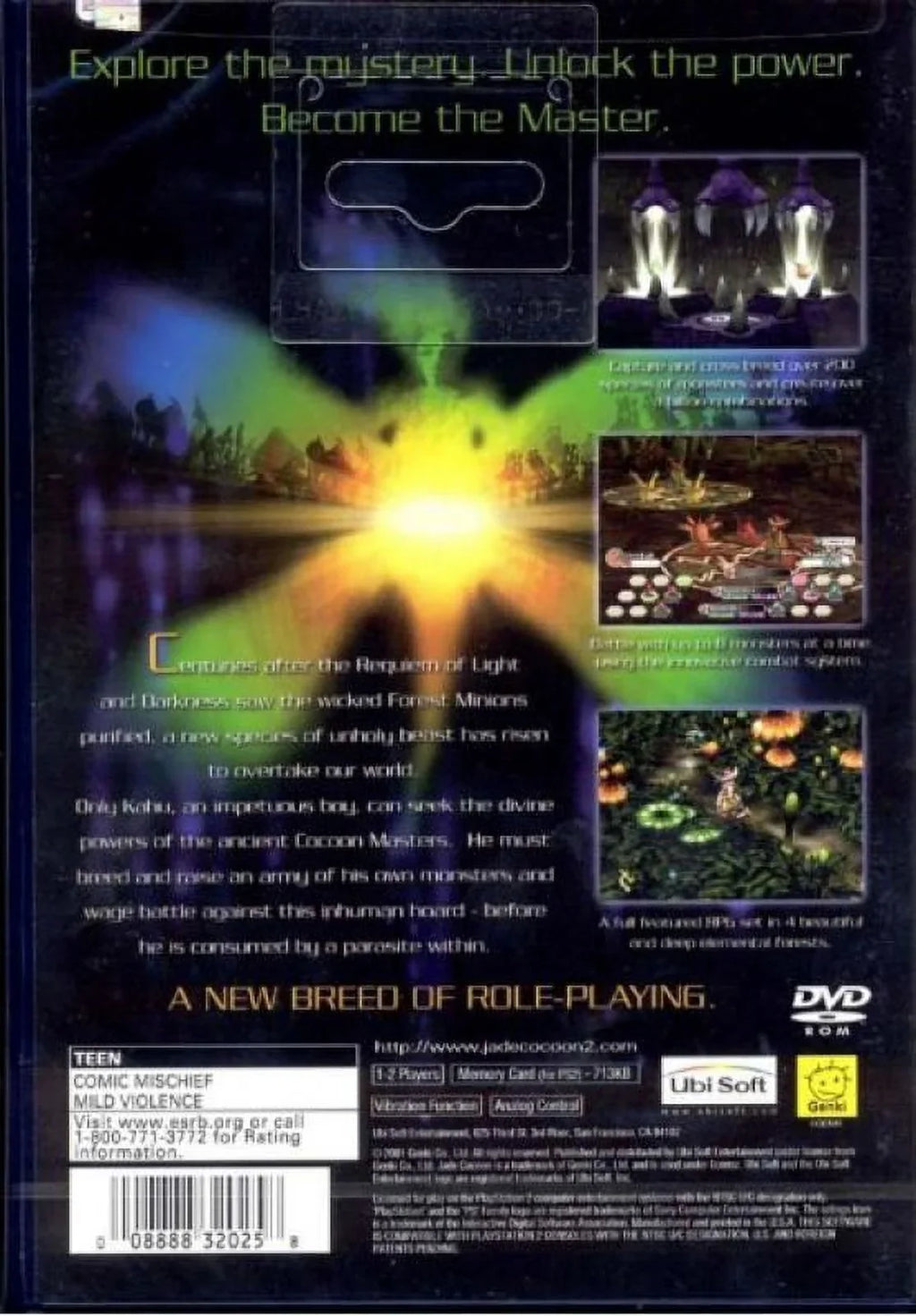 Restored Jade Cocoon 2 (Sizeony PlaySizetation 2, 2001) RPG Game (Refurbished)
