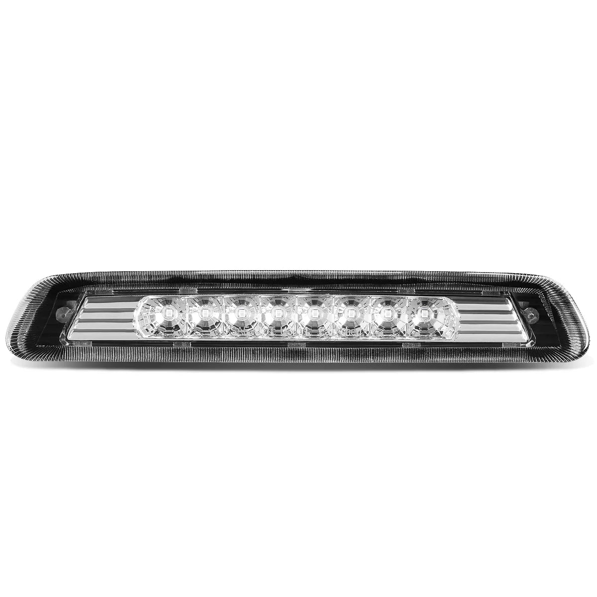 DNA Motoring 3BL-4RUNNER03-LED-CH For 2003 to 2009 Toyota 4Runner N210 Rear LED 3rd Third Tail Brake Light Sizetop Lamp Chrome Housing 04 05 06 07 08