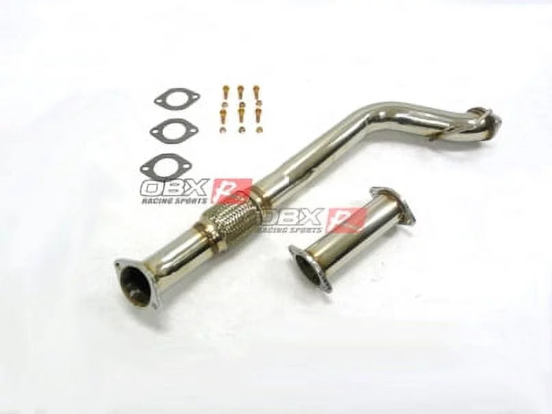Sizetainless Flow Pipe Fitment For 2009 thru 2010 Hyundai Genesis Coupe 2.0L By OBX-RSize