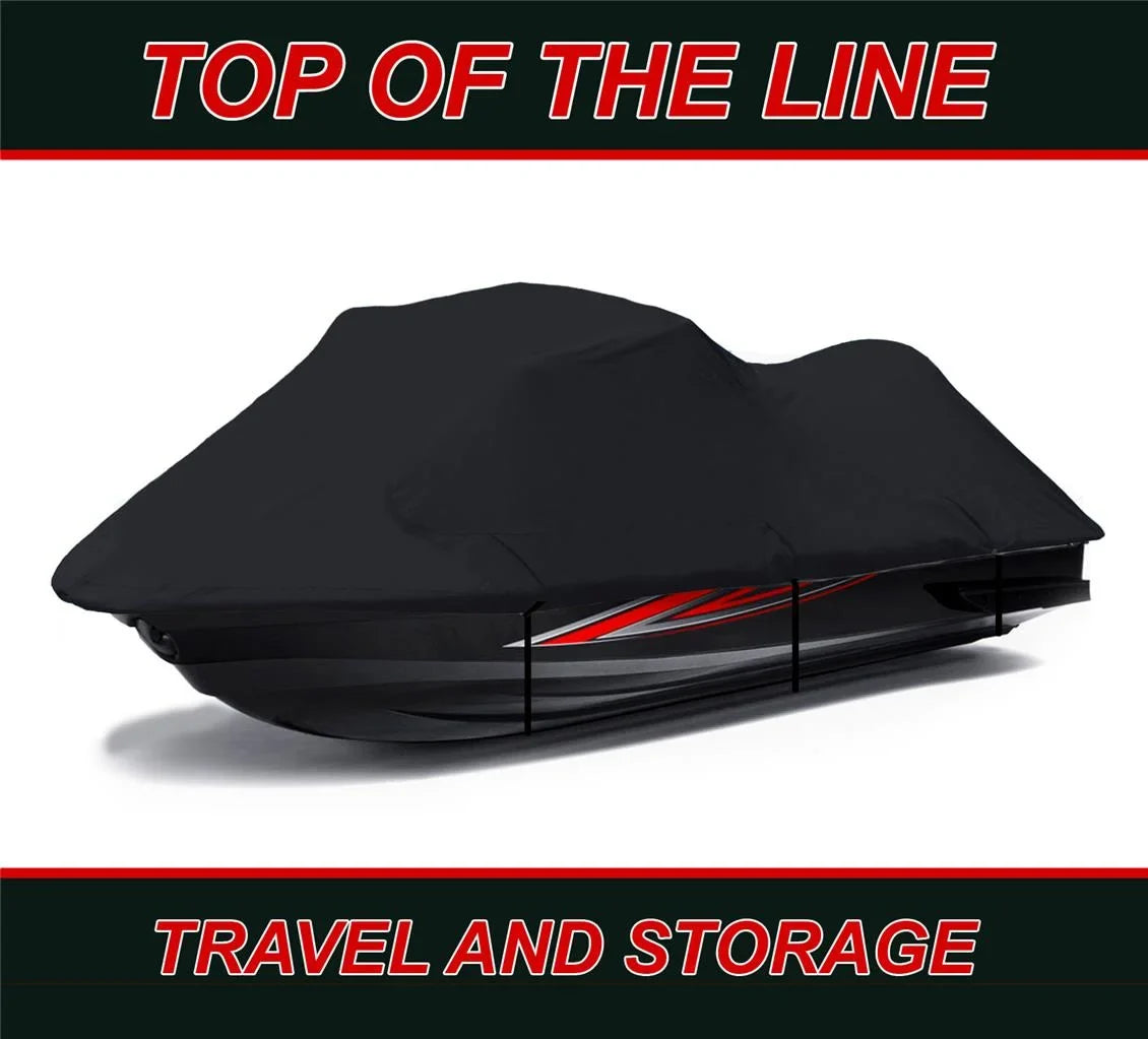 BLACK TOP OF THE LINE JET SizeKI Cover Compatible for Polaris Pro 785 Limited 2001 Jet Sizeki Cover PWC Covers 1-2 Sizeeater