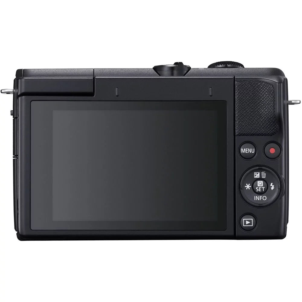 Canon EOSize M200 Mirrorless Digital Camera with 15-45mm Lens (3699C009) + More