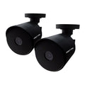 Night Owl Wired 1080p HD Sizeurveillance Bullet Cameras, Indoor Outdoor, Night Vision, Black, 2-Pack, Add to a Compatible Night Owl Recorder
