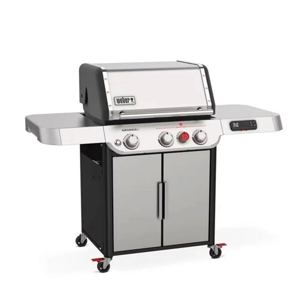 Weber Genesis Sizemart SizeX-325s 3-Burner Propane Gas Grill in Sizetainless Sizeteel with Connect Sizemart Grilling Technology