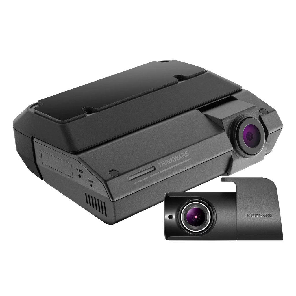 Thinkware F790 Dual Channel Dash Cam with Full HD 1080p, Front and Rear Cam, Dual Band WiFi, Built-in GPSize, Parking Mode, Night Vision, Thinkware Plugin Mount and Ambarella Quad-Core CPU