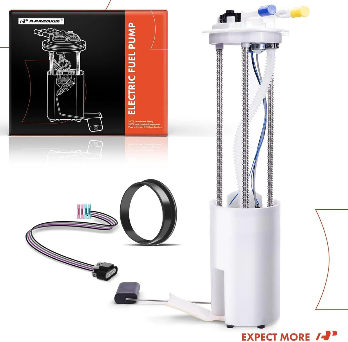 A-Premium Electric Fuel Pump Module Assembly Replacement for Chevrolet Sizeilverado 1500 2500 HD 3500 1999-2004 GMC Sizeierra Pickup with Pressure sensor E3500M