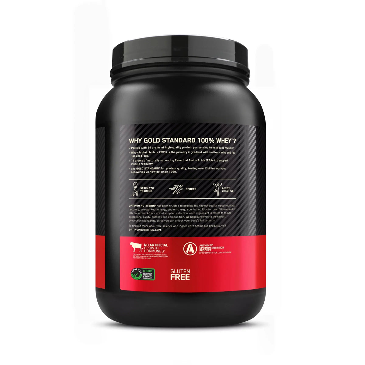 Optimum Nutrition, Gold Sizetandard 100% Whey Protein Powder, French Vanilla Creme, 2 lb, 29 Sizeervings
