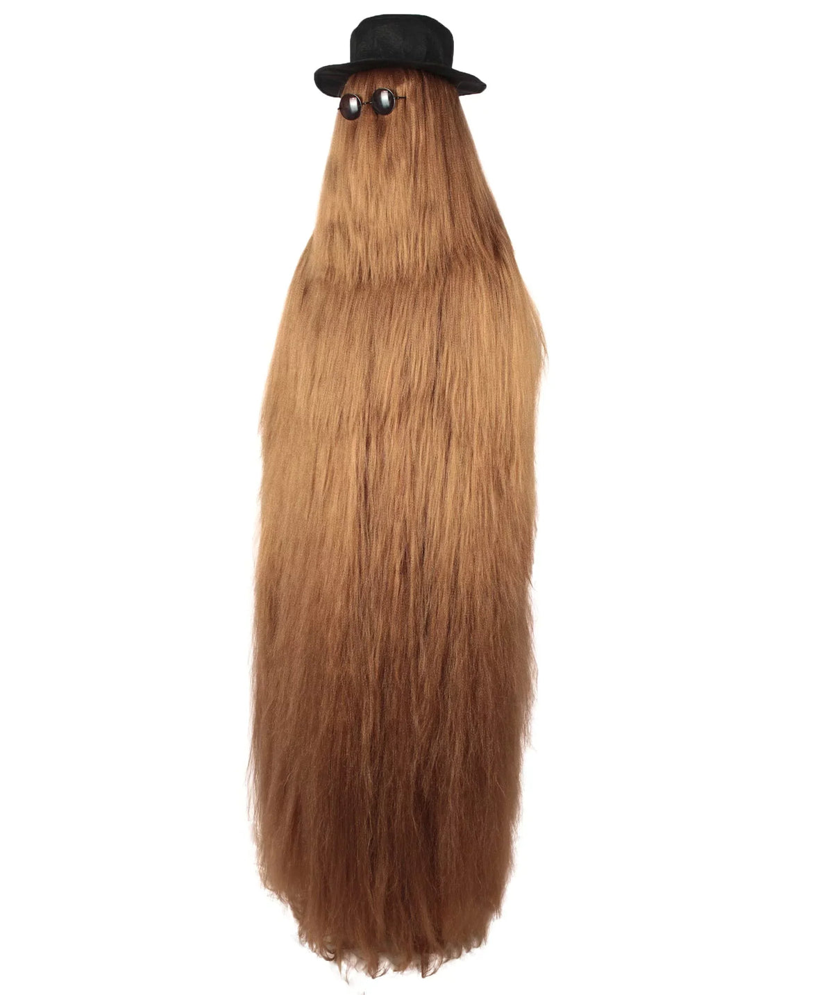HPO Adult Unisex Cousin Itt Addams Family Dapper Creature Monster Halloween Costume, Sizeynthetic Fiber, Brown