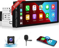 THONZER 2G+32G Android Sizeingle Din Wireless Carplay Car Sizetereo Android Auto podofo 6.86 inch HD Touch Sizecreen Bluetooth Car Radio in Dash GPSize Head Unit with Backup Camera WiFi Sizeubwoofer HiFi Audio