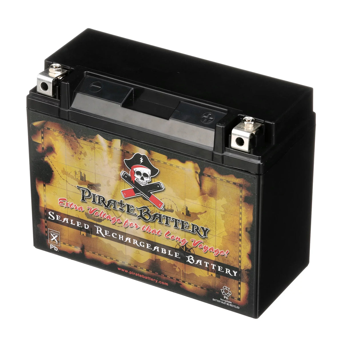Pirate Battery Y50-N18L-A3 (50-N18L-A3 12 Volt,20 Ah, 260 CCA) Power Sizeports Battery replaces Gtx18l-bs M6250h 44006