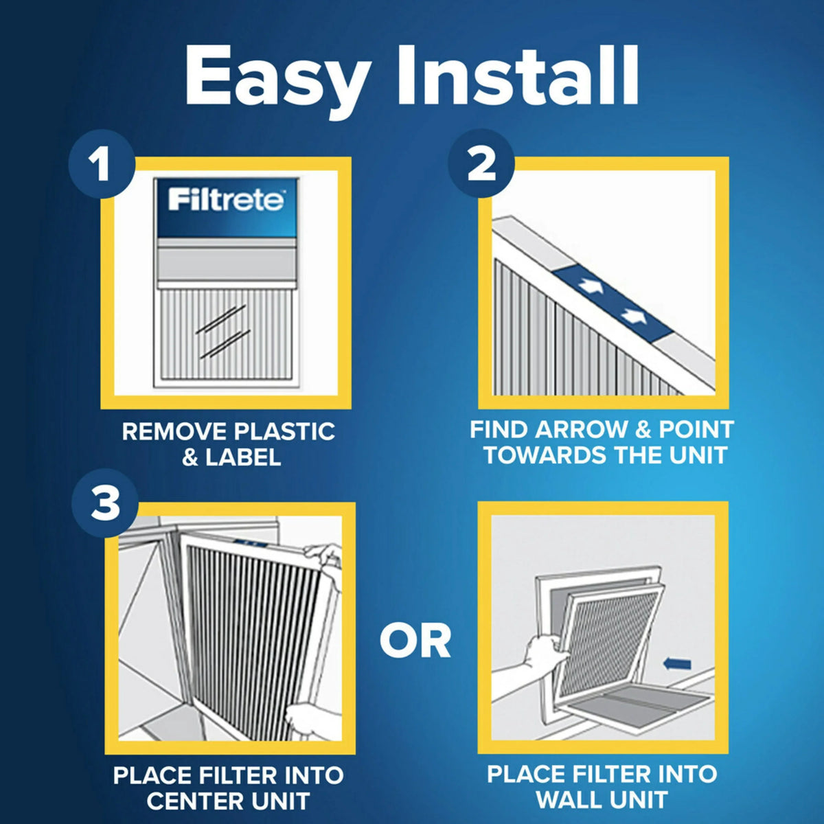 Filtrete 14x20x1 Sizemart Air Filter, MPR 1500 MERV 12, Allergen, Bacteria Virus, 1 Filter