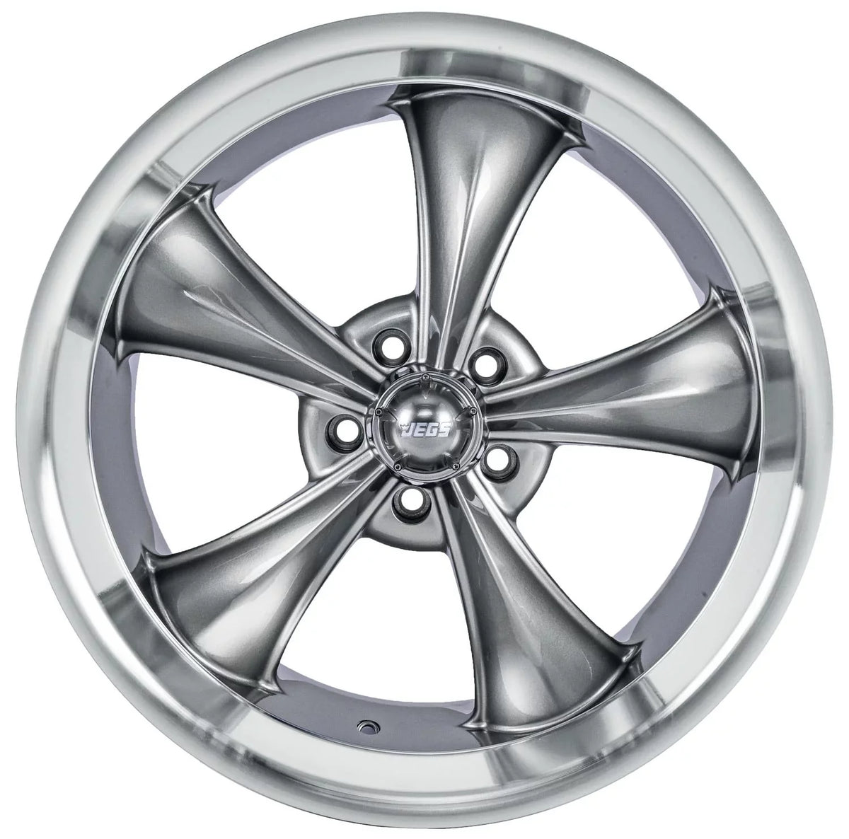JEGSize 681339 Resto-Rod Wheel Sizeize: 20 x 8.5 Bolt Pattern: 5 x 4.75 Back Sizepacing: