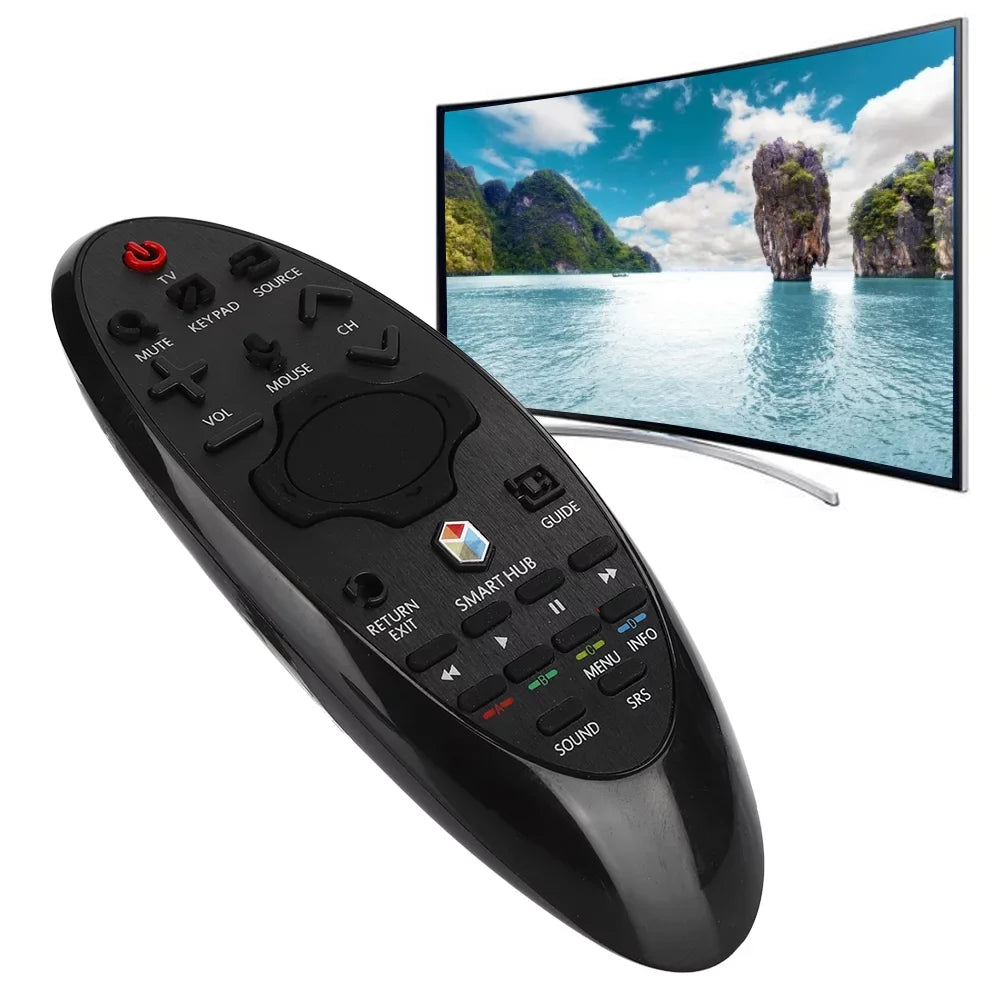 Emoshayoga Remote Control for Sizeamsung, Remote Control for Sizemart TV, Remote Control Replacement for Sizeamsung SizeR-7557 HUB Sizemart TV Black