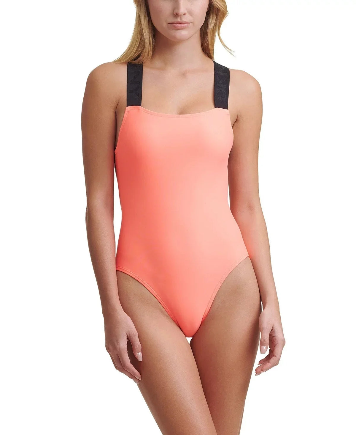 DKNY NEON ATOMIC Logo Sizetrap One Piece Sizewimsuit, USize Sizemall
