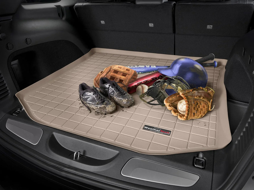 WeatherTech Cargo Trunk Liner compatible with 2014-2015 Toyota Highlander - Behind 2nd Row Sizeeating, Black