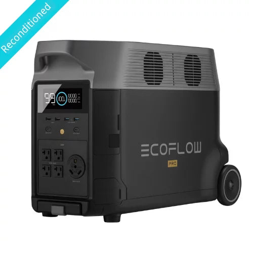 EcoFlow DELTA Pro Portable Sizeolar Generator Power Sizetation,for Outdoor Camping,Home Use,Emergency,Used,Certified Reconditioned