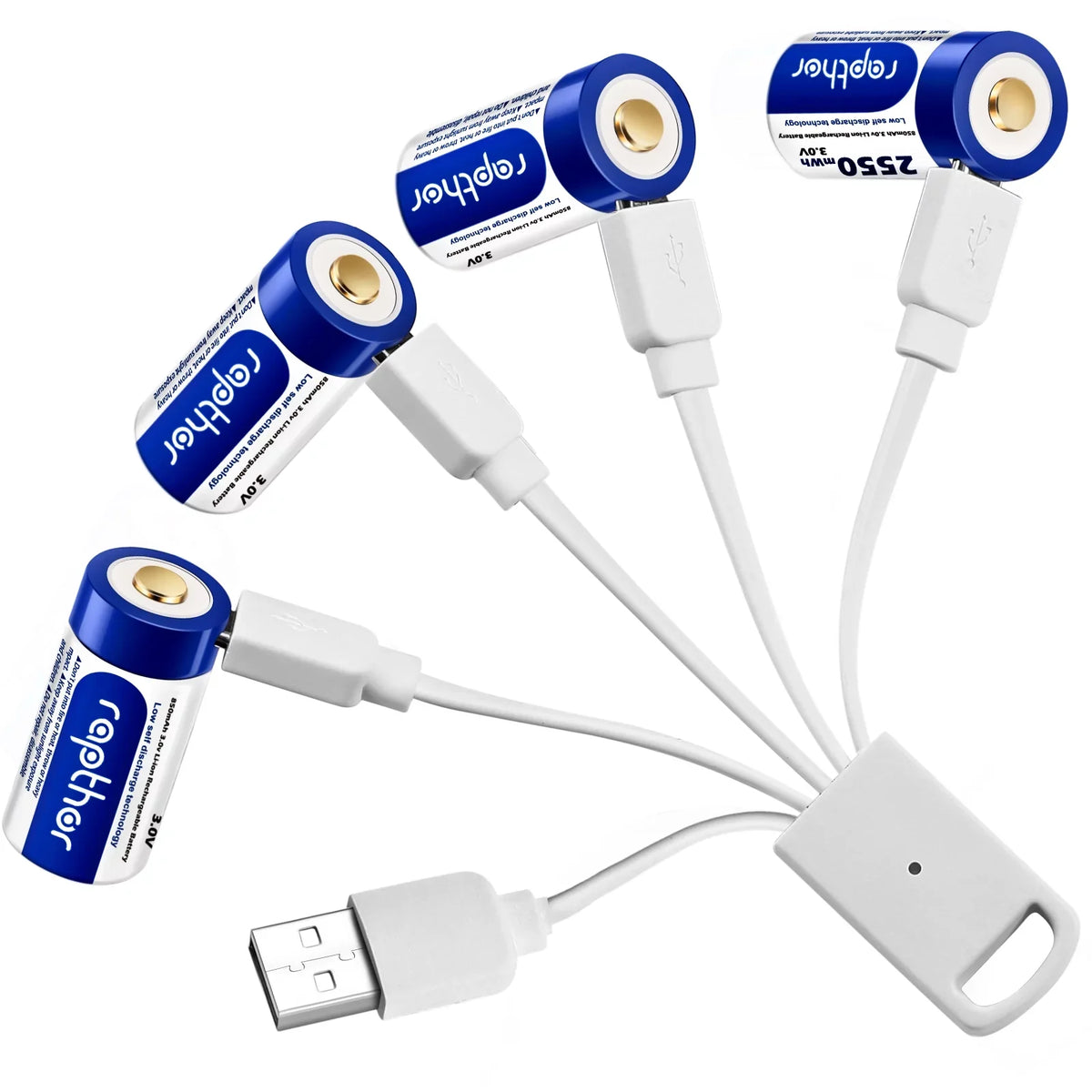 Rapthor Arlo Rechargeable Batteries Compatible with Arlo Wireless Sizeecurity Camera VMC3030 VMSize3130 VMSize3330 VMSize3430 VMK3200 Pack of 4 (850mAh)