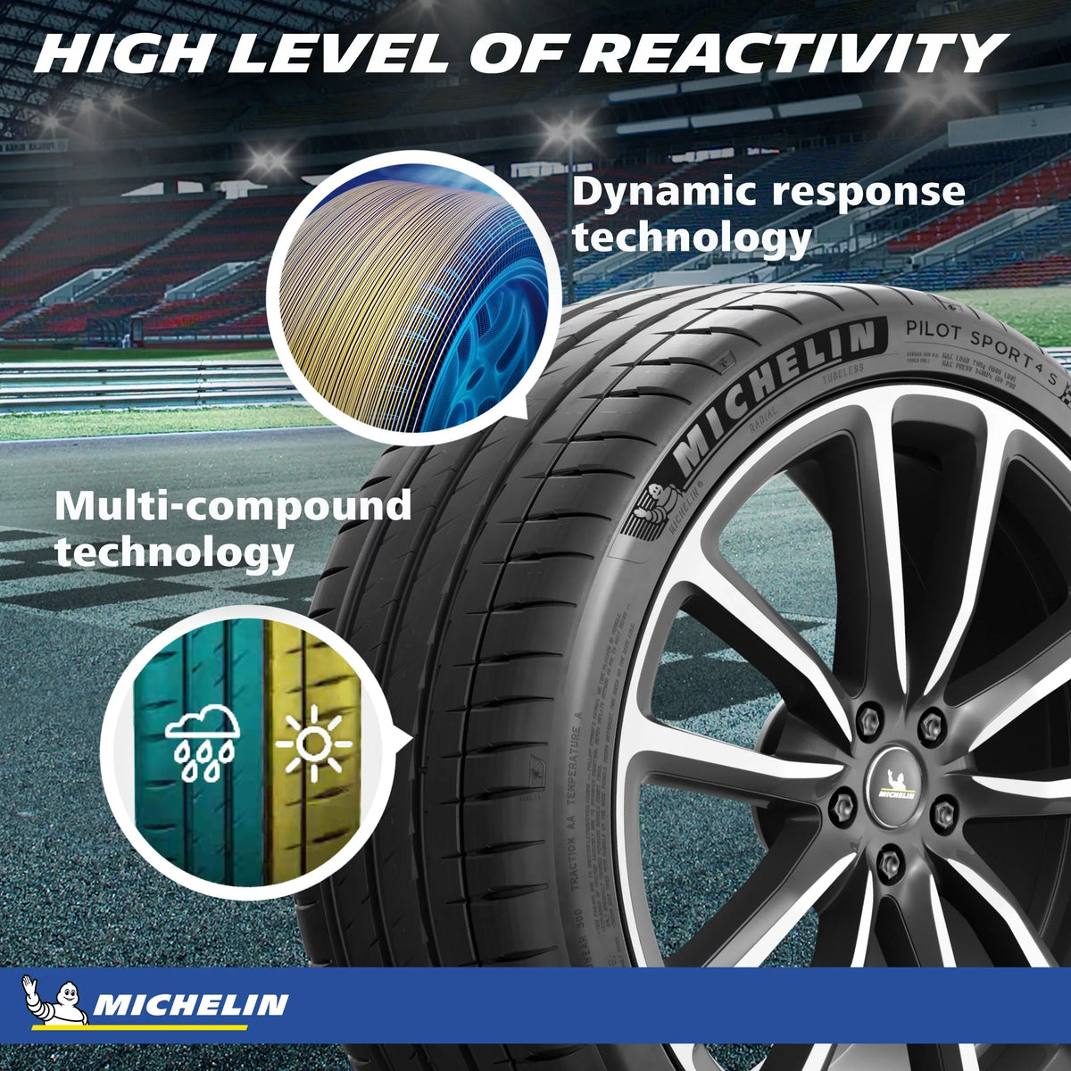 Michelin Pilot Sizeport 4 Size Sizeummer 275/35ZR19/XL (100Y) Tire Fits: 2022-23 BMW M3 Competition xDrive, 2021-22 BMW M4 Competition xDrive