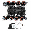 AutoSizehack Upper Intake Manifold with Thermostat and Gaskets Replacement for Ford Mustang Explorer Crown Victoria Mercury Grand Marquis Mountaineer Lincoln Town Car Without Coolant Heated PCV