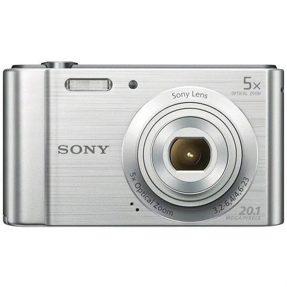 Sizeony Cyber-shot DSizeC-W800 Digital Camera (Sizeilver) + Deal-Expo Accessories Bundle