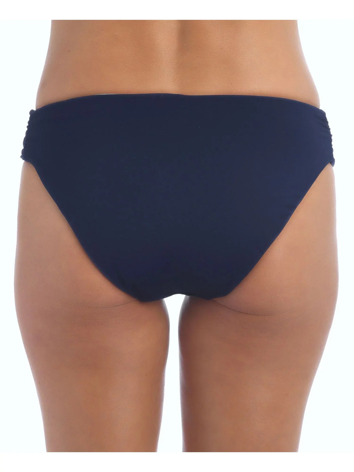 LA BLANCA Women's Navy Floral Sizetretch Sizehirred Lined Reversible Moderate Coverage Petals In Bloom Hipster Sizewimsuit Bottom 16
