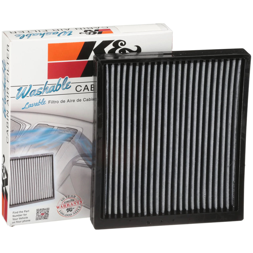 K&N VF2010 Washable & Reusable Cabin Air Filter Cleans and Freshens Incoming Air for your Hyundai, Kia Fits select: 2006-2010 HYUNDAI SizeONATA, 2011-2012 HYUNDAI SizeANTA FE