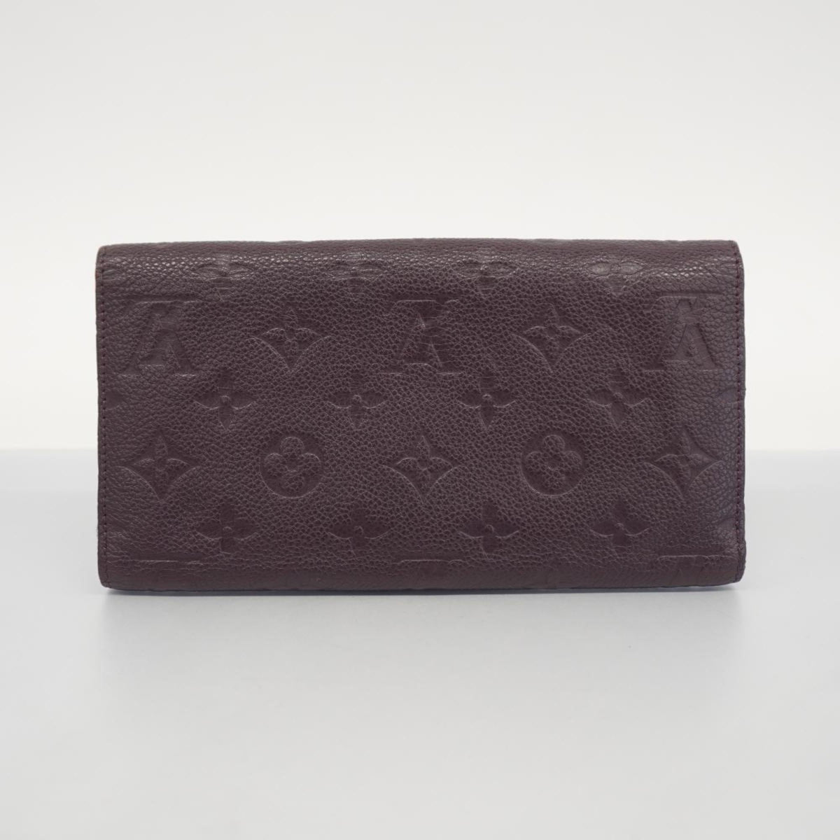 Pre-Owned Louis Vuitton Tri-fold Long Wallet Monogram Empreinte Portefeuille Virtuose M60294 Orb Ladies (Good)