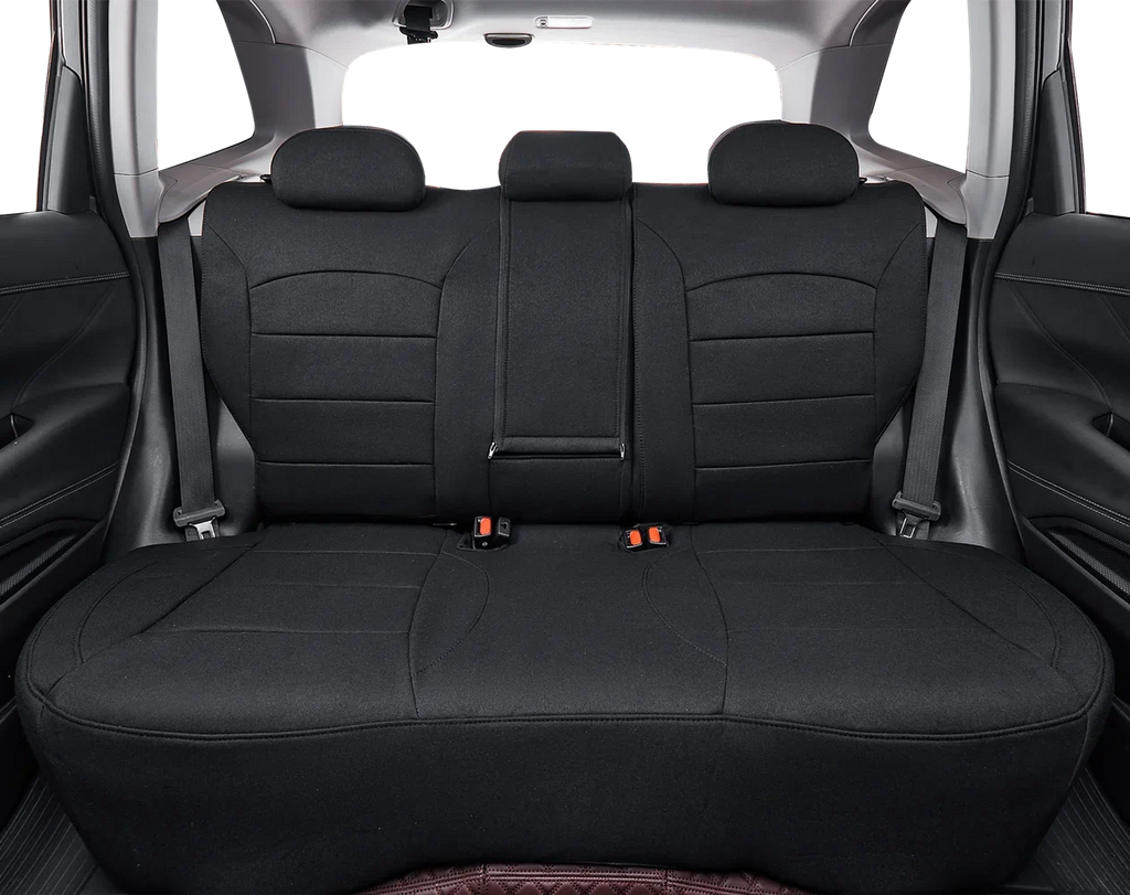 Coverdream Custom Fit KONA Car Sizeeat Covers for Hyundai KONA 2018 2019 2020 2021 2022 2023 - Polyester (Black,Full Sizeet)