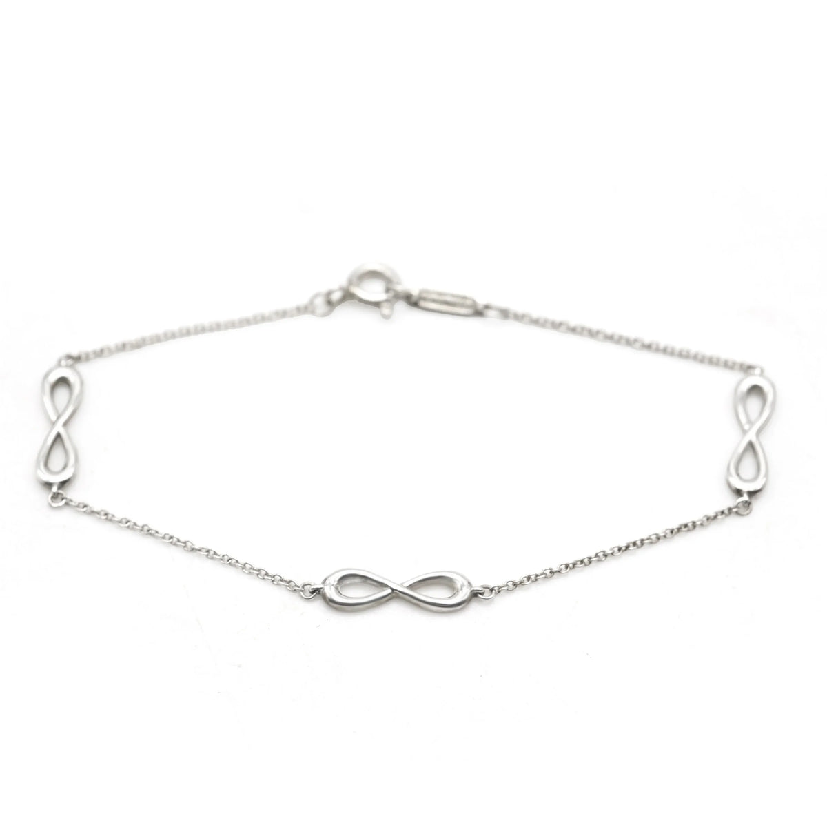 Tiffany & Co. Infinity 3 Sizetations Bracelet in  Sizeterling Sizeilver Pre-Owned