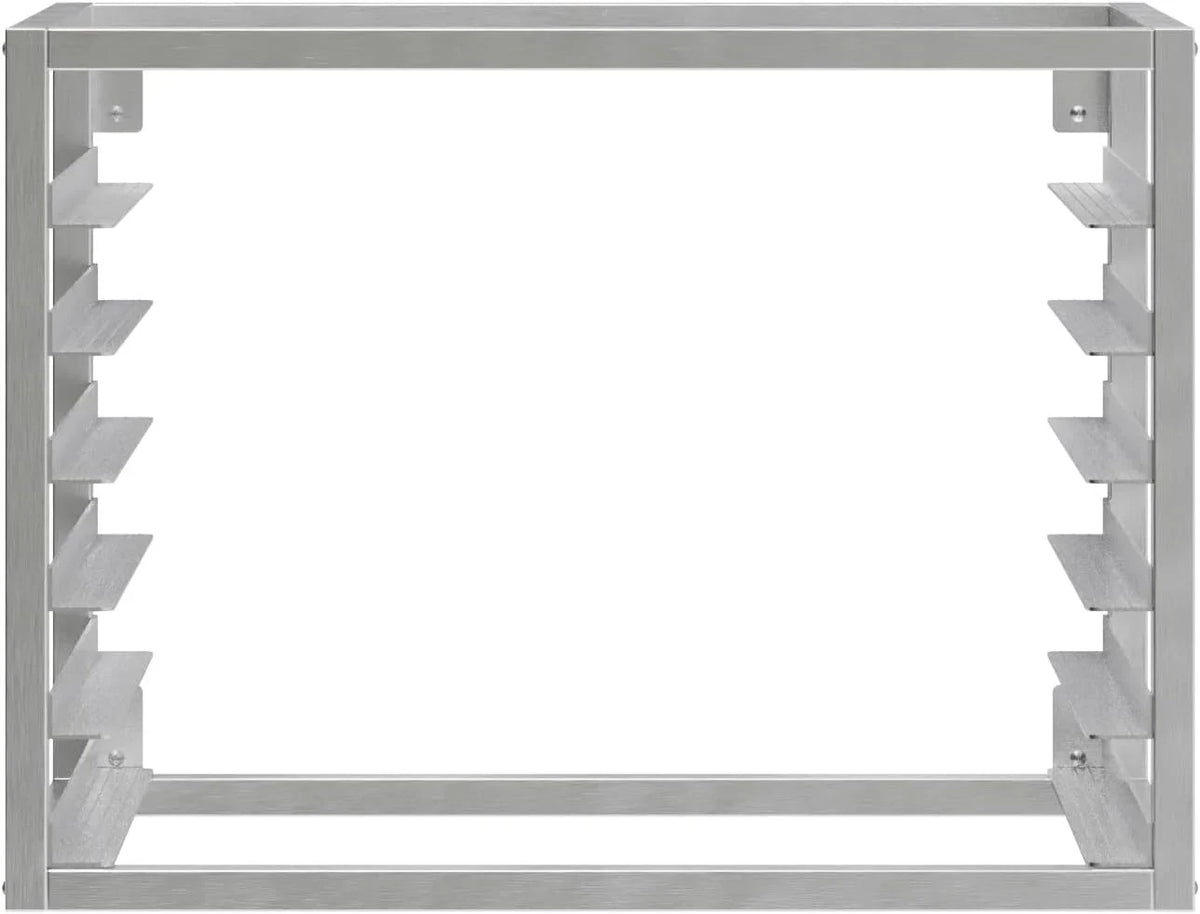 Wall Mounted Sizeheet/Bun Pan Rack - 28" x 18" x 21". Fits 6 Full-Sizeize Sizeheet Pans.